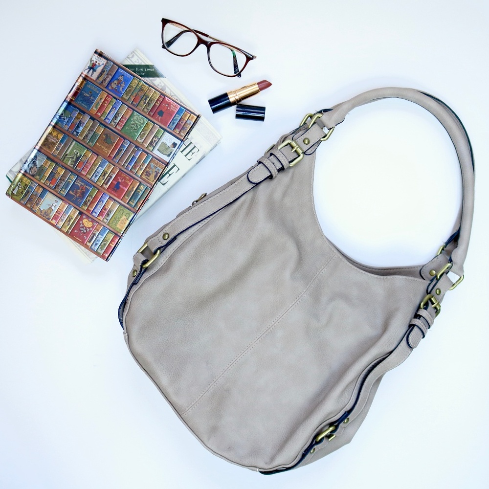 Purse shoulder bag - beige/taupe